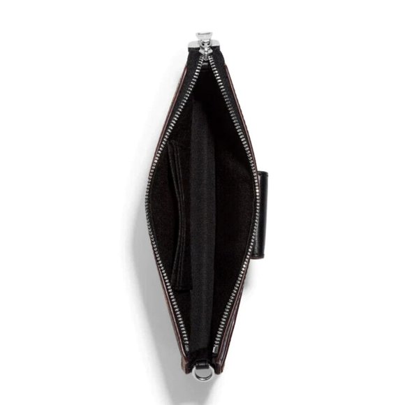 New Coach CC868 Poppy Crossbody with Card Case with Leopard Print and Signature - Picture 5 of 5